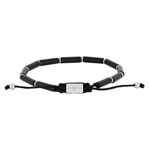 Son of Noa - Sort Onyx armbånd i sølv 889 006